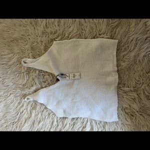 Express white sweater tank size xs